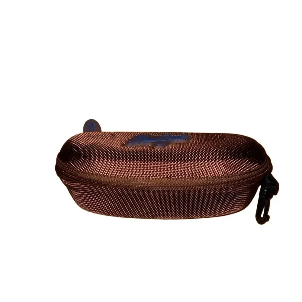 Maui Jim Brown Sunglasses Hard Case w/ Clasp Clip